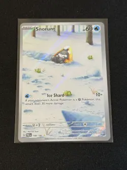 Pokemon TCG Snorunt 188/182 SV04 Paradox Rift Illustration Rare Holo - Image 1