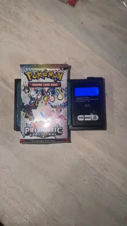 God PackU 🔥22.8g🔥 VERY HEAVY Prismatic Evolutions Pokemon Sealed Booster Pack - Image 1