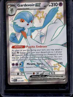 2024 Pokemon Paldean Fates Gardevoir ex #217/091 - Image 1
