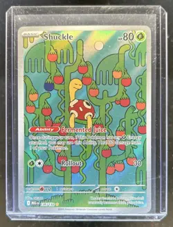 2025 Pokemon Mega Evolution Shuckle Illustration Rare #136/132 - Image 1