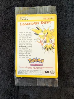 POKEMON SEALED ANCIENT MEW & 3 Movie Legendary Birds Moltres Articuno Zapdos - Image 3