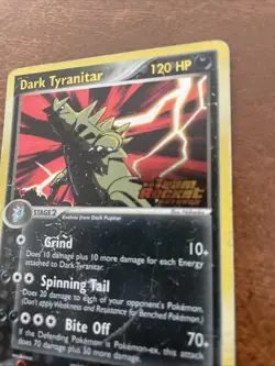 Pokemon TCG Dark Tyranitar Reverse Holo 19/109 EX Team Rocket Returns stamp HP - Image 5