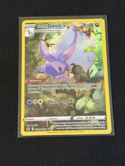 Pokemon TCG Hisuian Goodra GG21 Crown Zenith Ultra Rare Full Art Holo - Image 1