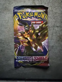 Sealed Sword And Shield Base Set Booster Pack Random Artwork Pokemon - Image 1