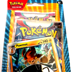 Pokemon TCG Blister 2 Booster Packs with Pawmot Metallic Coin (2024) - Image 3