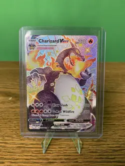 2021 Pokemon SWSH Shining Fates #SV107 Full Art Charizard VMAX - Image 1