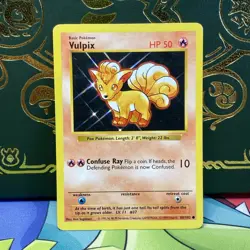 POKEMON 1999: Vulpix 068/102 Base Set (Shadowless) LP - Image 1