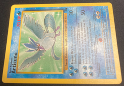 1999 Vintage Wizards Fossil Set Basic Pokemon Articuno 17/62 Rare - Image 5
