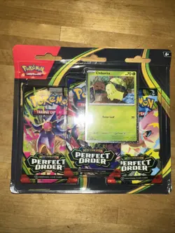 Pokemon Perfect Order 3 Pack Blister - Lot of 4 - SEALED - Image 5
