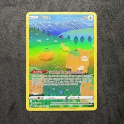 Ditto GG22/GG70 Crown Zenith: Galarian Gallery Holo Ultra Rare Pokemon TCG - Image 1