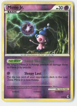 Mime Jr. 47/95 Uncommon Call of Legends Pokemon Reverse Holo LP - Image 1
