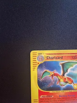 Pokemon Charizard 006/165 Expedition Base Set E-Reader Holo MP - Image 2