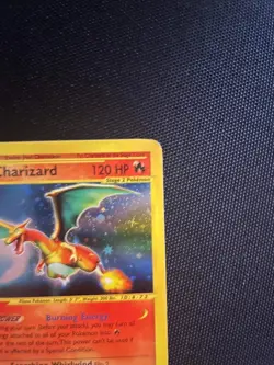 Pokemon Charizard 006/165 Expedition Base Set E-Reader Holo MP - Image 3