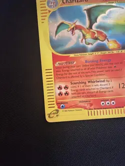 Pokemon Charizard 006/165 Expedition Base Set E-Reader Holo MP - Image 4