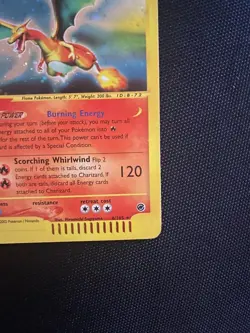 Pokemon Charizard 006/165 Expedition Base Set E-Reader Holo MP - Image 5