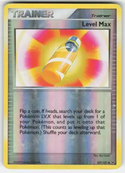 Level Max 107/127 Uncommon Platinum Pokemon Reverse Holo HP - Image 1