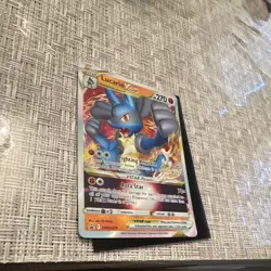 Pokemon Lucario VSTAR Promo Full Art Holo SWSH214 270 HP Sword & Shield - Image 3