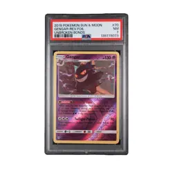 Gengar 2019 Pokemon Sun & Moon Unbroken Bonds PSA 7 #70 - Image 1