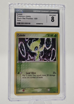 Celebi Black Star Promo 029 Holo CGC 8 Pokemon TCG English 2005 - Image 1