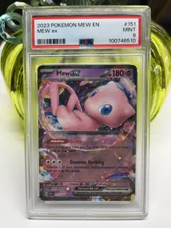 Pokemon SV Scarlet & Violet 151 Mew ex 151/165 PSA 9 MINT! - Image 1