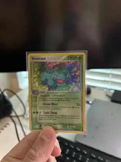 Pokemon TCG Venusaur 28/100 EX Crystal Guardians Holo Rare 110 HP Green Blast - Image 2