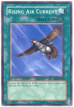Rising Air Current - SRL-099 - Common - Unlimited Edition - Damaged - Spell Rule - Image 1