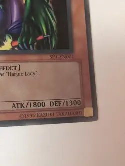 CYBER HARPIE LADY SP1 EN001 MP YU GI OH - Image 4