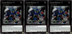 3x Gear Gigant X | RA04-EN188 | PSR | 1st Ed | NM | YuGiOh - Image 1