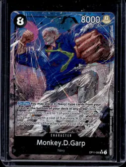 2025 One Piece Monkey.D.Garp Super Rare Alternative Art #OP11-095 - Image 1
