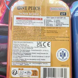 One Piece TCG Lot of (2), Mini Tin Vol. 2, OP-13 Sealed - Image 5