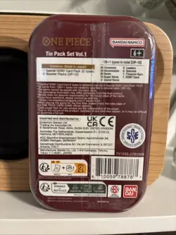 One Piece Tin Pack Set Vol. 1 - Monkey.D.Luffy NEW!!! Sealed!!! - Image 2