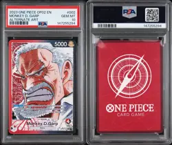 ONE PIECE 2023 MONKEY D. GARP ALTERNATE ART OP02-PARAMOUNT WAR #002 PSA 10 - Image 3