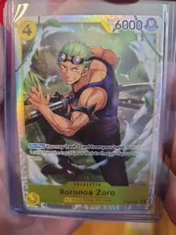 One Piece TCG Roronoa Zoro OP15-113 SR Near Mint - Image 1