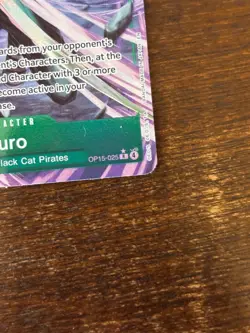ONE PIECE Kuro (Alt Art) OP15-025 R Adventure on KAMI's Island ENGLISH OP15 - Image 4