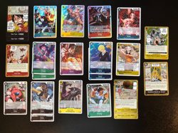One Piece OP15 & EB04 RARE/ SUPER RARE/DON!! - 22 Card Lot - Image 1