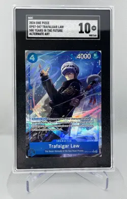 SGC 10 Trafalgar Law Alt Art OP07-047 500 Years One Piece TCG English - Image 1