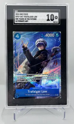 SGC 10 Trafalgar Law Alt Art OP07-047 500 Years One Piece TCG English - Image 4