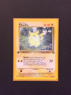 Pikachu 60/64 Jungle 1st Edition Pokemon Card - Image 3
