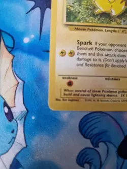 Pokemon TCG Jungle Pikachu Card 60/64 1st Edition Non-Holo Near Mint Condition - Image 2