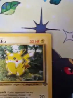 Pokemon TCG Jungle Pikachu Card 60/64 1st Edition Non-Holo Near Mint Condition - Image 3