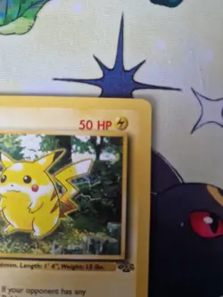 Pokemon TCG Jungle Pikachu Card 60/64 1st Edition Non-Holo Near Mint Condition - Image 4