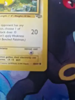 Pokemon TCG Jungle Pikachu Card 60/64 1st Edition Non-Holo Near Mint Condition - Image 5