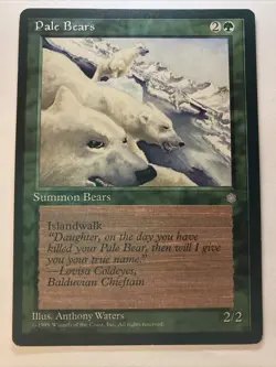 Pale Bears Ice Age MTG LP - Image 1