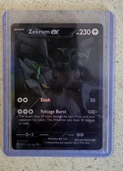 Zekrom ex 172/086 SIR SV: Black Bolt - Pokemon Card - NM - Image 1