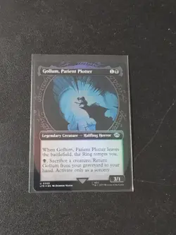 MTG Lord of the Rings Gollum, Patient Plotter Foil Borderless #309 Uncommon - Image 1