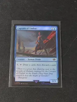 MTG Lord of the Rings *FOIL* C Captain of Umbar #0045 - Image 1