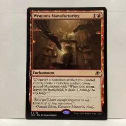 MTG Weapons Manufacturing Magic: The Gathering Edge of Eternities Rare #0168 - Image 1