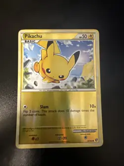 Pikachu [Reverse Holo] #61 Pokemon Undaunted - Image 1