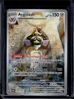 2023 Pokemon SV Paradox Rift Aegislash #210/182 - Image 1