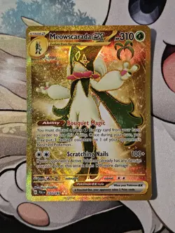Meowscarada ex Sv02 Paldea Evolved Hyper Rare Full Art Holo 271/193 Pokemon TCG - Image 1